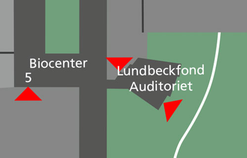 Find the way to the Lundbeck Auditorium